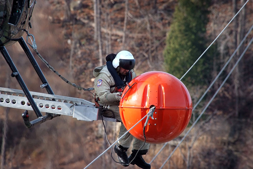 What are different types of Aerial Marker Balls?