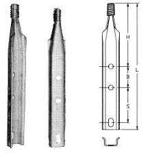 the features of the pole top pin help to secure the components