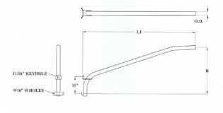 assess the key features of the street light arm
