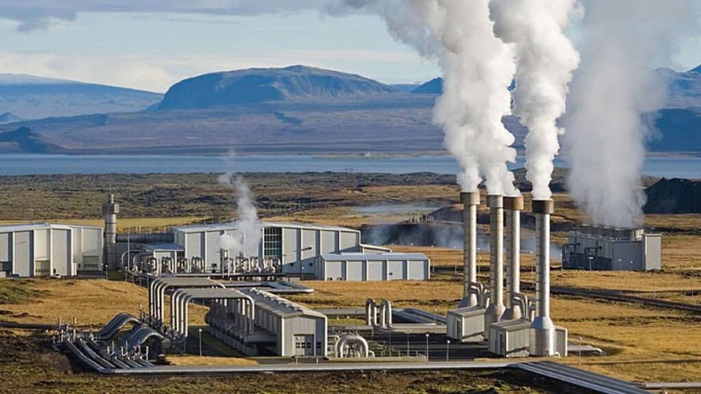 geothermal energy generation plant