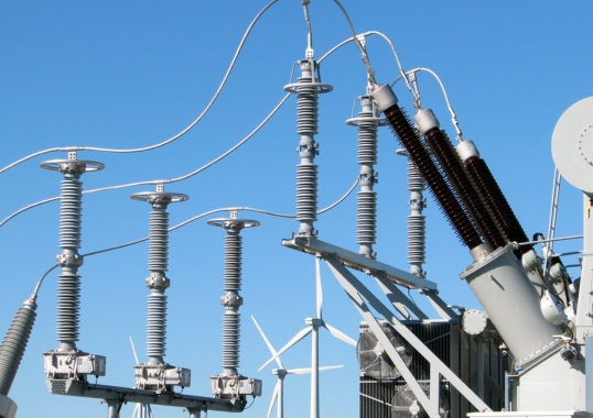 A surge arrester protects power infrastructure to support integration