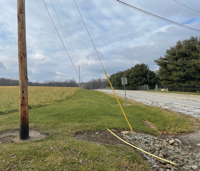 Guy wires provide stability and enhance safety of infrastructure