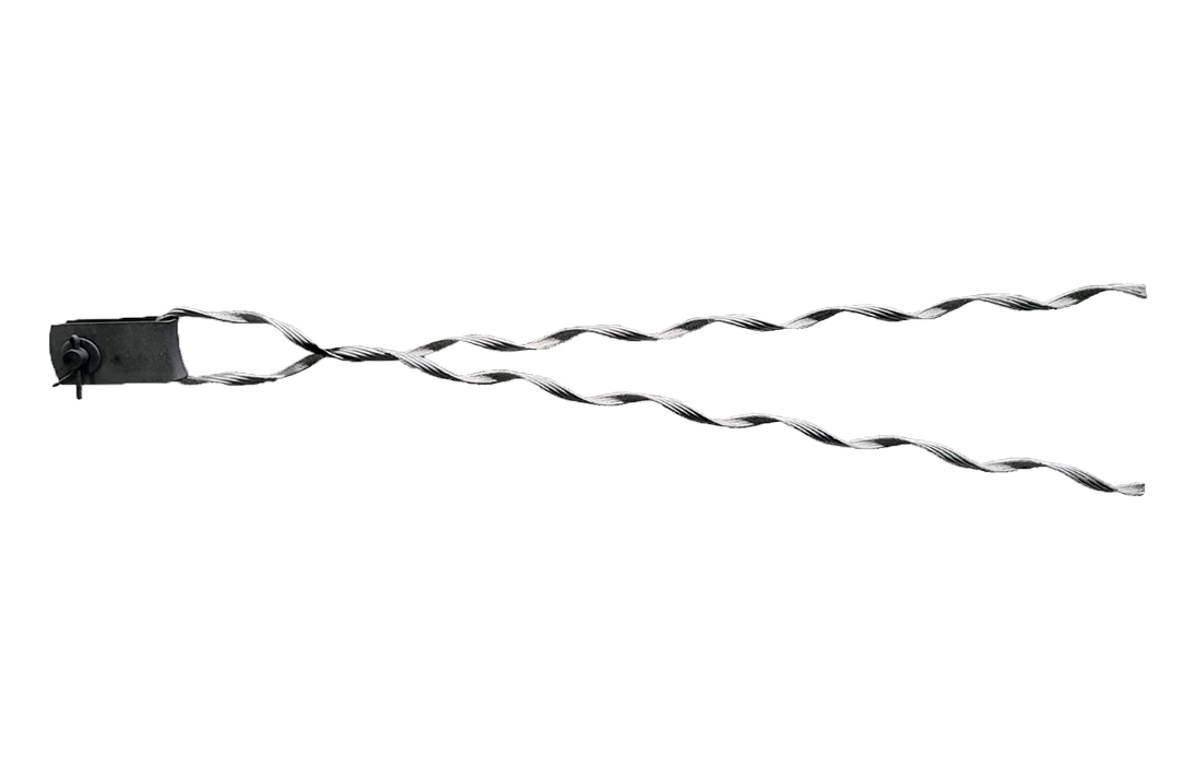 Helical deadend clamps supporting fish farming