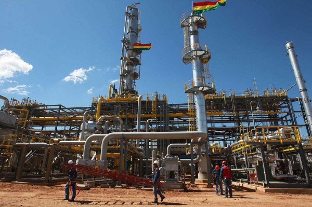 Natural gas and oil infrastructure in Bolivia