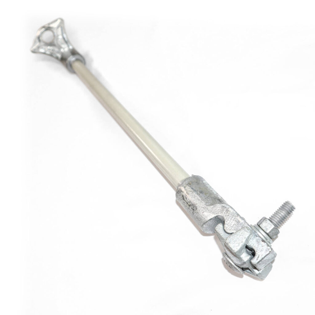 Downlead brackets maintain conductor alignment