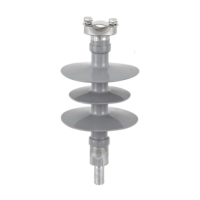 Pin insulators isolate live conductors