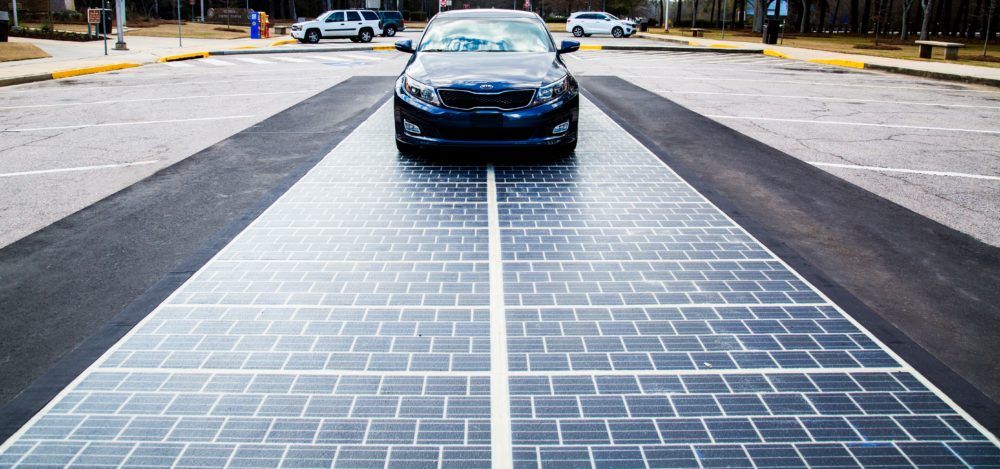 Solar-powered highways