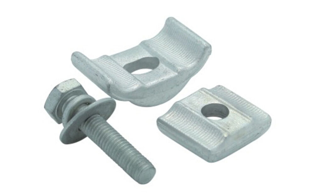 Parallel groove clamps assembly