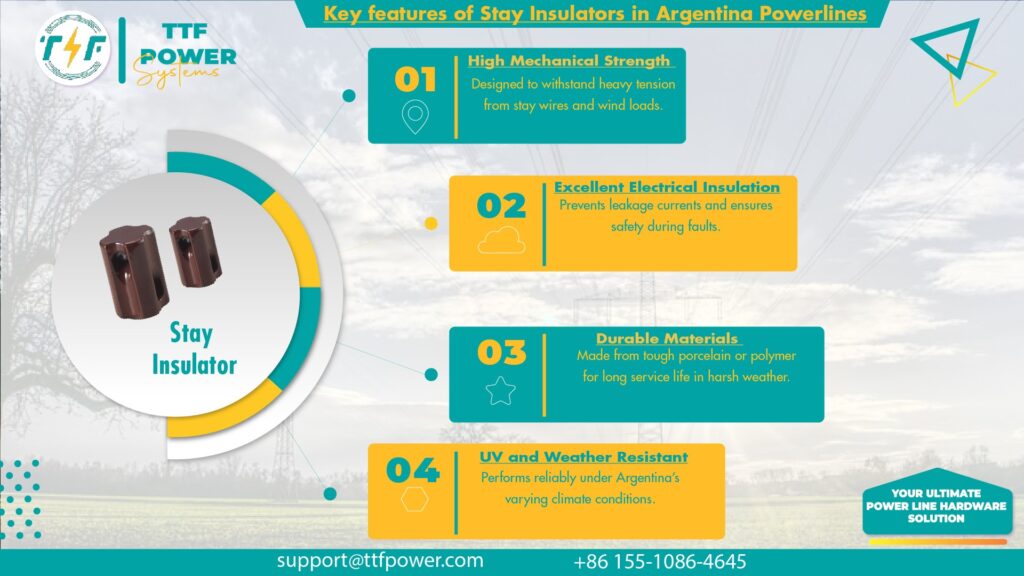 Stay insulator features