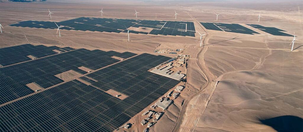 Large-scale solar and wind energy resources