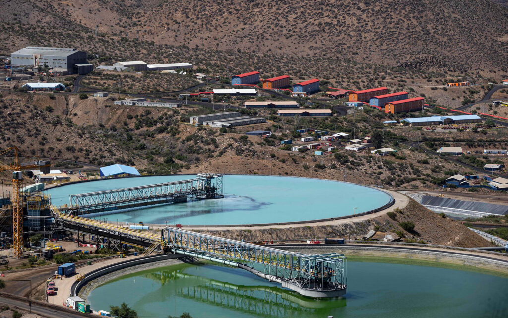 Copper mining infrastructure