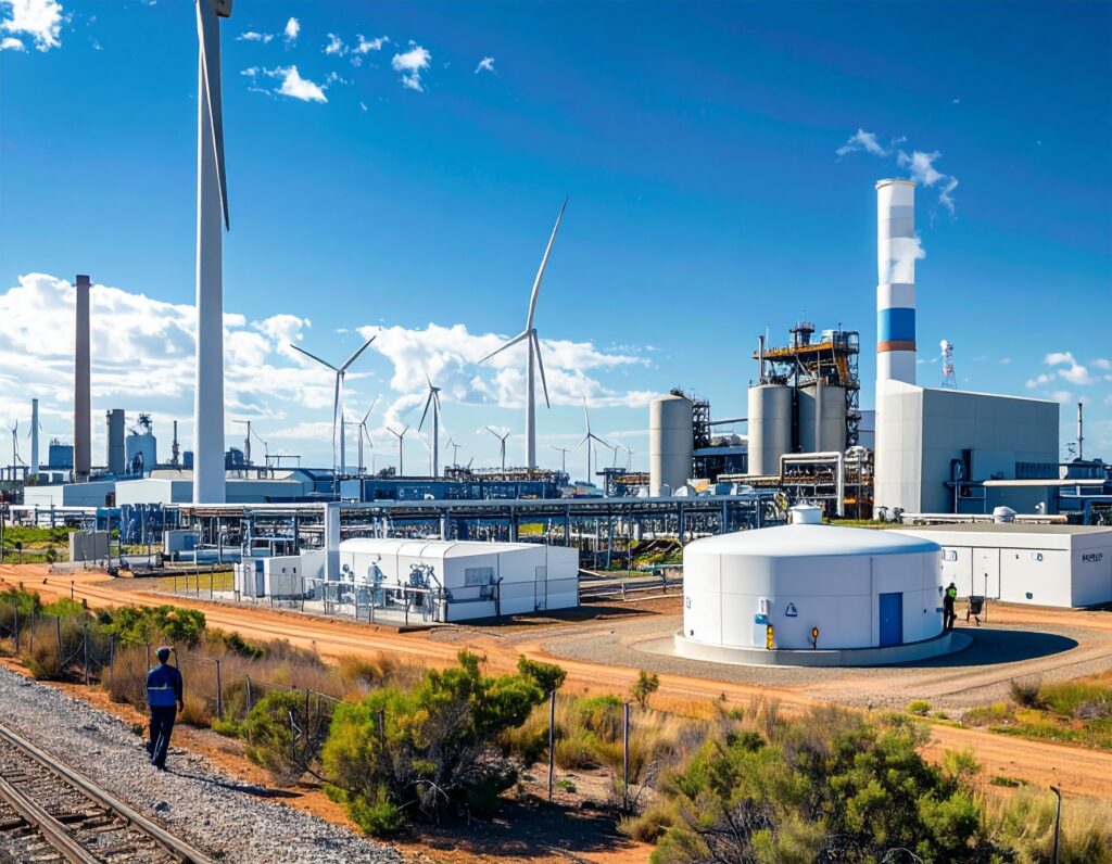 Green hydrogen development infrastructure in Chile