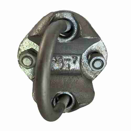 Crossover clamps provide secure mechanical anchoring at crossover points