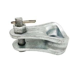 Deadend clevis provides a fixed termination point for infrastructure