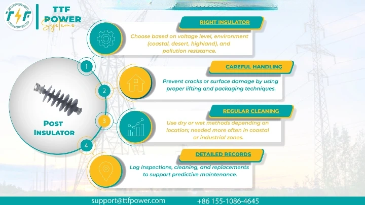 Line post insulator quality assurance