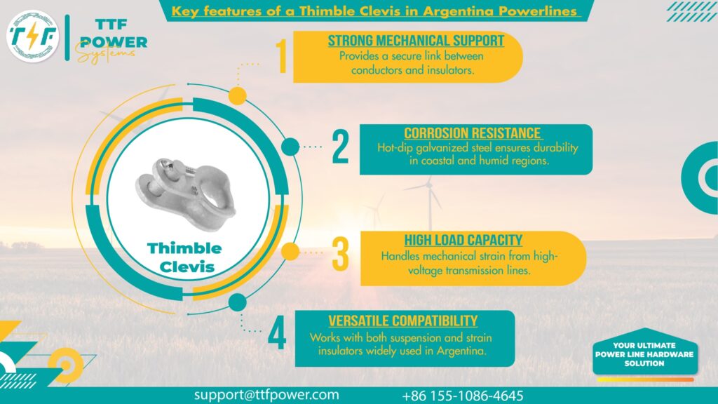 Thimble clevis features