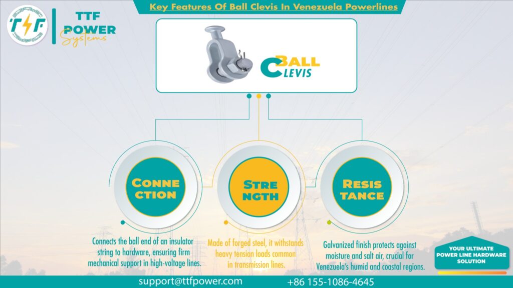 Features of the clevis in power lines