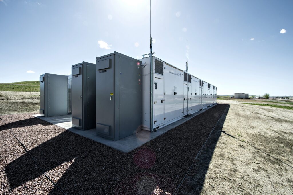 Utility-scale solar and storage facility