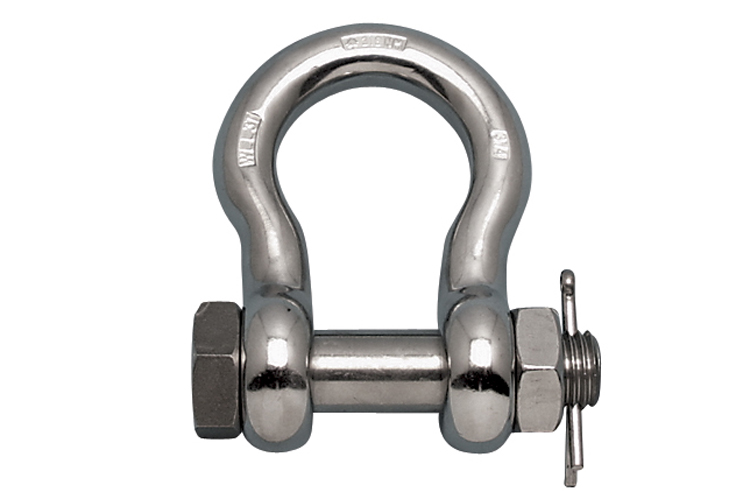 Shackle helical anchors provide anchoring for structures