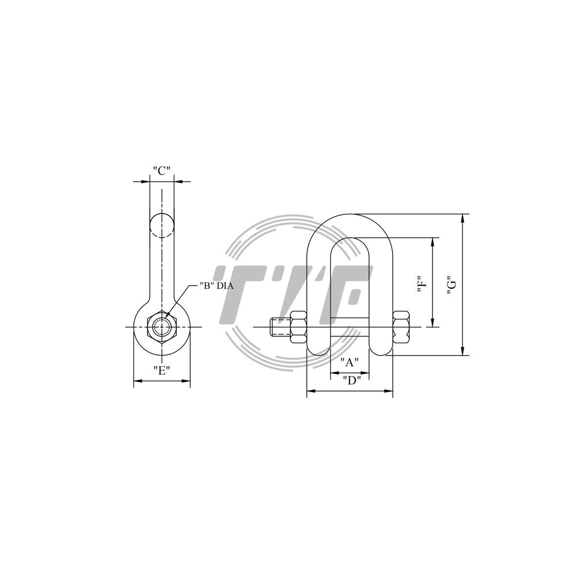 Quality-assured shackle helical anchor