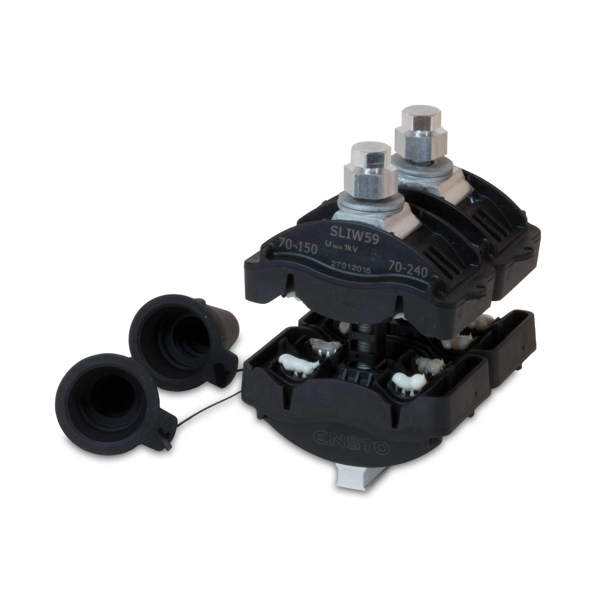 Insulated piercing connectors support overhead connections